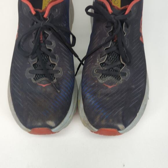 Hoka One One‎ Rincon 3 Running Shoes Men’s Size 11.5 D Black Dazzling Blue used main image 7